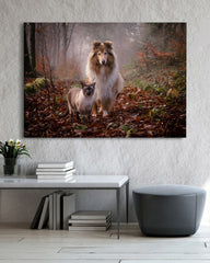 After Hover: Katze und Hund in der Natur