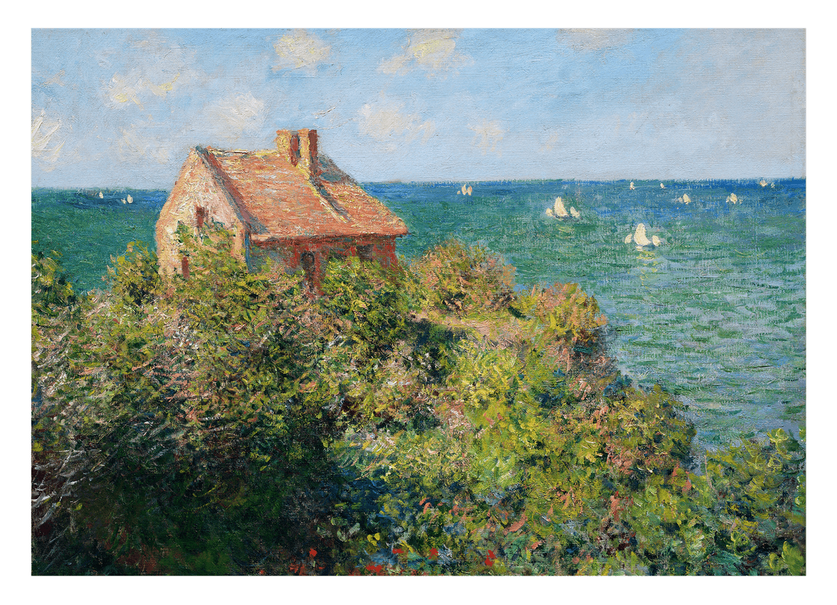 Claude Monet - Fischer-Häuschen in Varengeville