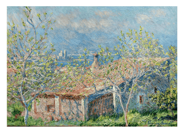 Claude Monet - Gärtner-Häuschen in Antibes