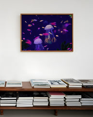 After Hover: Bunte Quallen