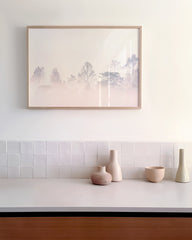 After Hover: Bäume im Nebel