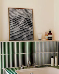 After Hover: Strand - Schwarz-Weiß