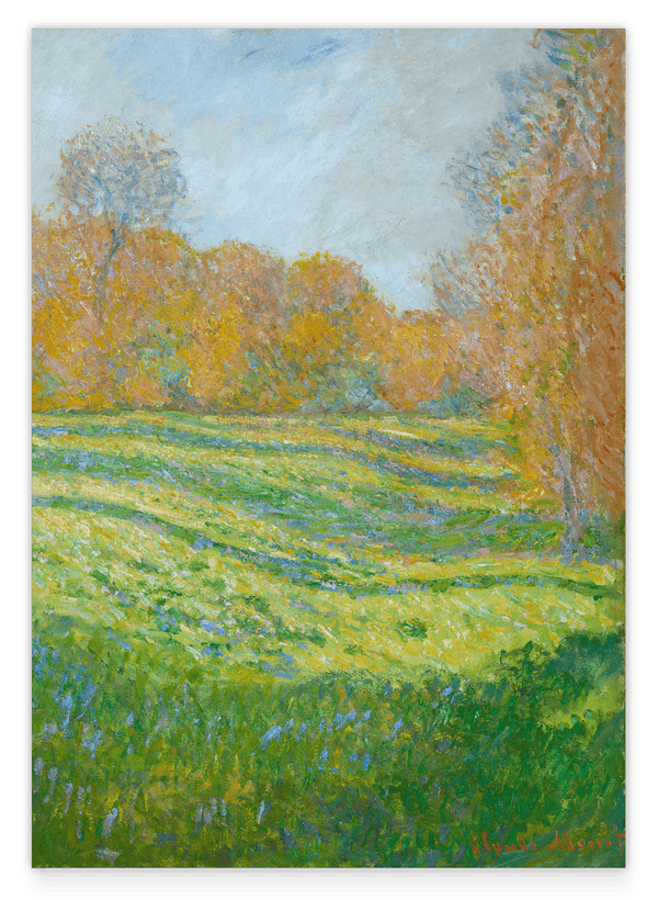 Claude Monet - Wiese in Giverny