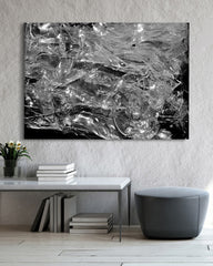 After Hover: Eis - Schwarz-Weiß