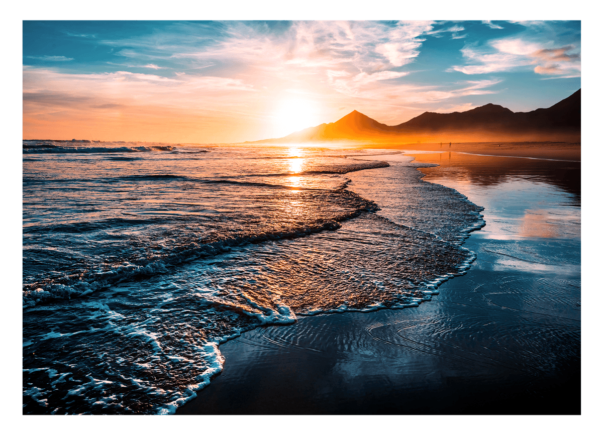 Sonnenuntergang am Strand