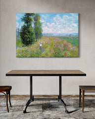 After Hover: Claude Monet - Wiese mit Pappeln