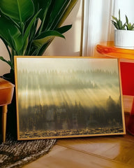 After Hover: Sonnenstrahlen am Wald