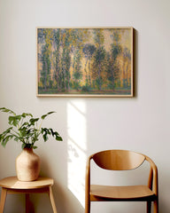 After Hover: Claude Monet - Pappeln in Giverny bei Sonnenaufgang