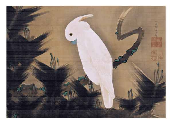 Itō Jakuchū - Weißer Kakadu