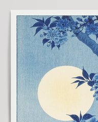 After Hover: Ohara Koson - Baum hinter Mondschein