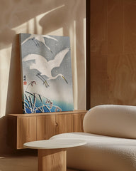 After Hover: Ohara Koson - Fliegende Kraniche