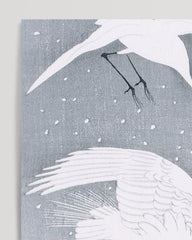 After Hover: Ohara Koson - Fliegende Kraniche