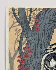 After Hover: Ohara Koson - Specht am Baum