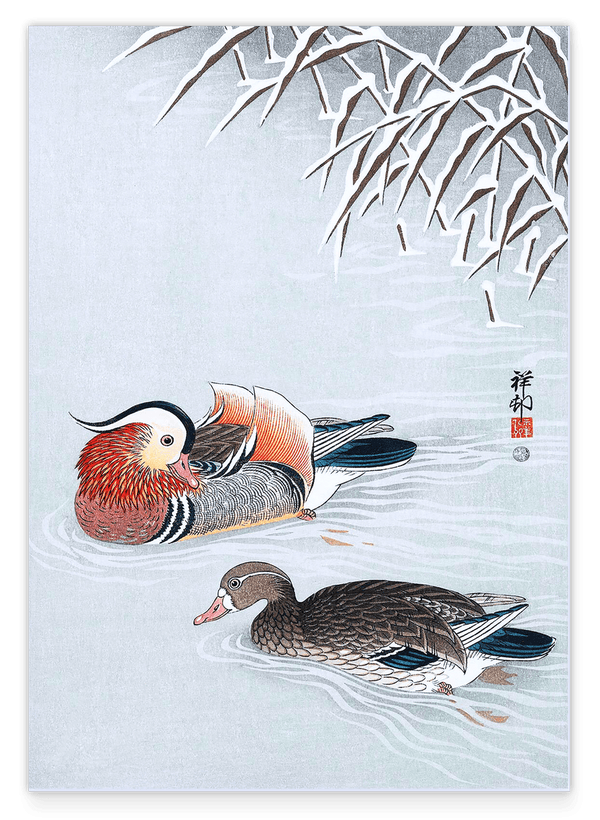 Ohara Koson - Enten im See
