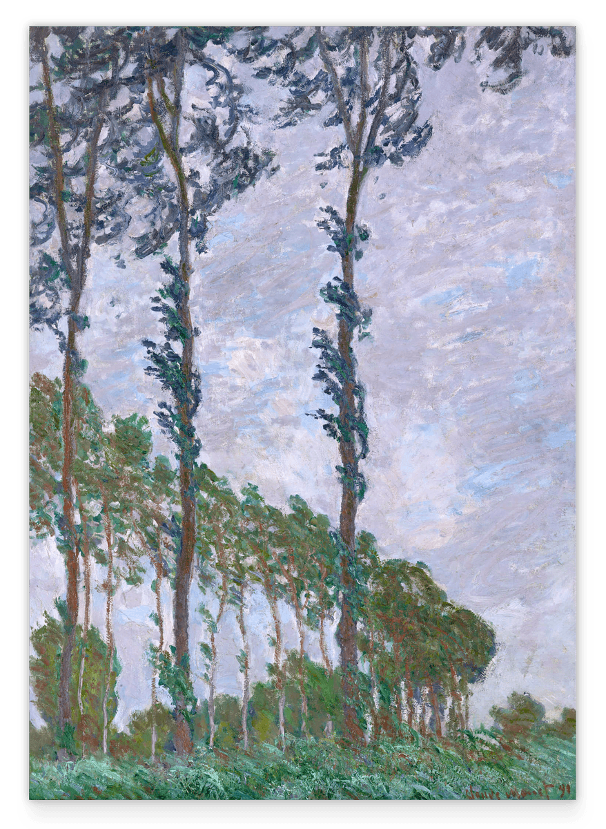 Claude Monet - Pappeln (Wind-Effekt)