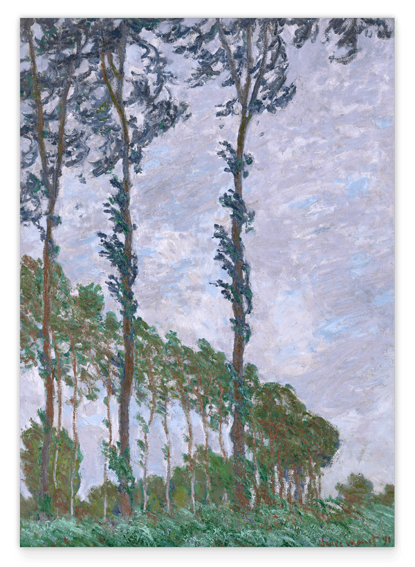 Claude Monet - Pappeln (Wind-Effekt)