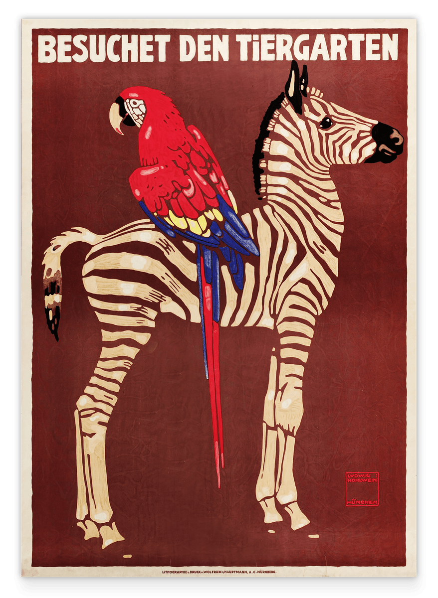 Ludwig Hohlwein - Besucht den Tiergarten