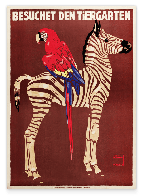 Ludwig Hohlwein - Besucht den Tiergarten