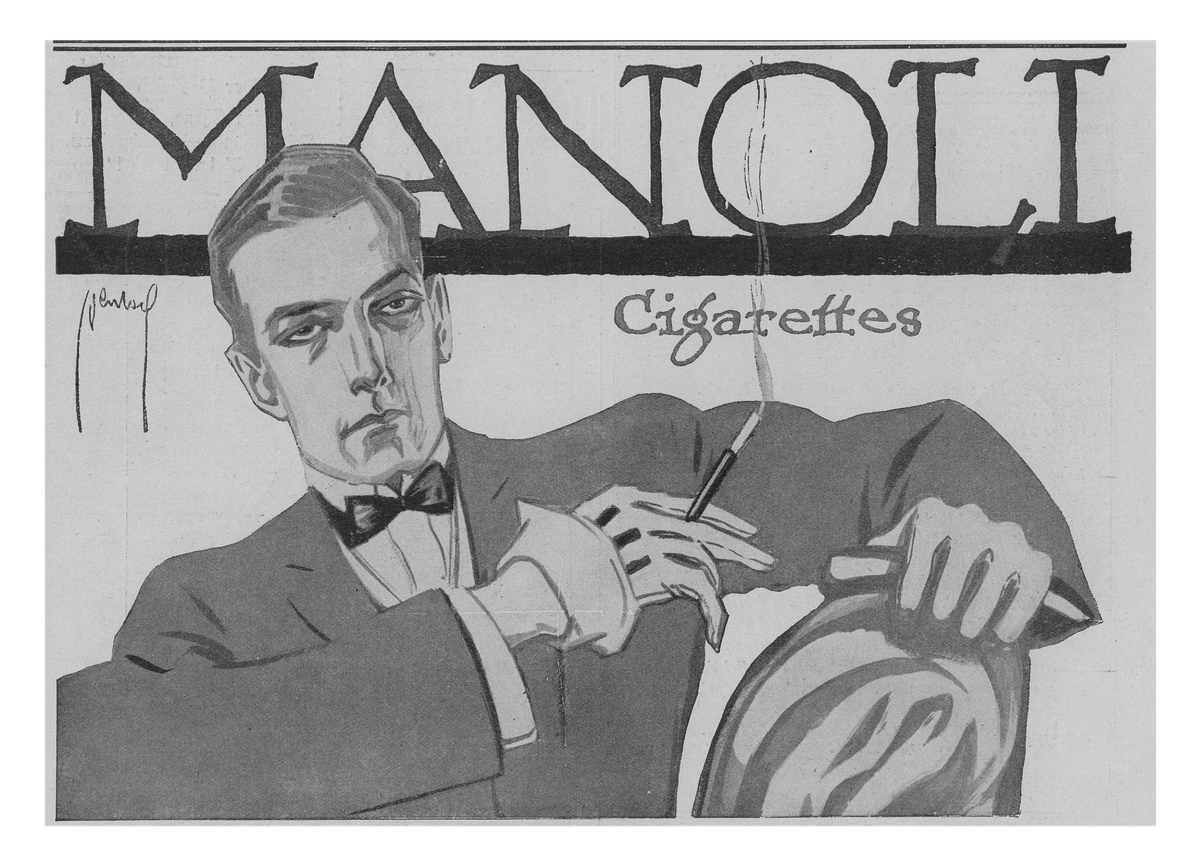 Ernst Deutsch-Dryden - Manoli Cigarettes - Werbung