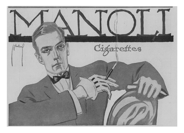 Ernst Deutsch-Dryden - Manoli Cigarettes - Werbung