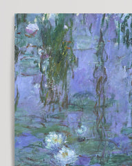After Hover: Claude Monet - Seerosen auf blauem Wasser