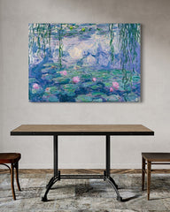 After Hover: Claude Monet Seerosen Gemälde - Kunstdruck im Querformat