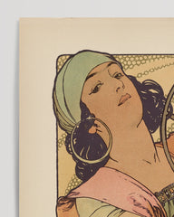 After Hover: Alfons Mucha - Bohemian women with instrument