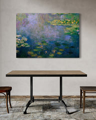 After Hover: Claude Monet - Seerosen auf blau-violettem Teich