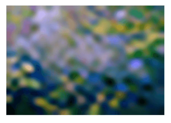 Claude Monet - Seerosen auf blau-violettem Teich