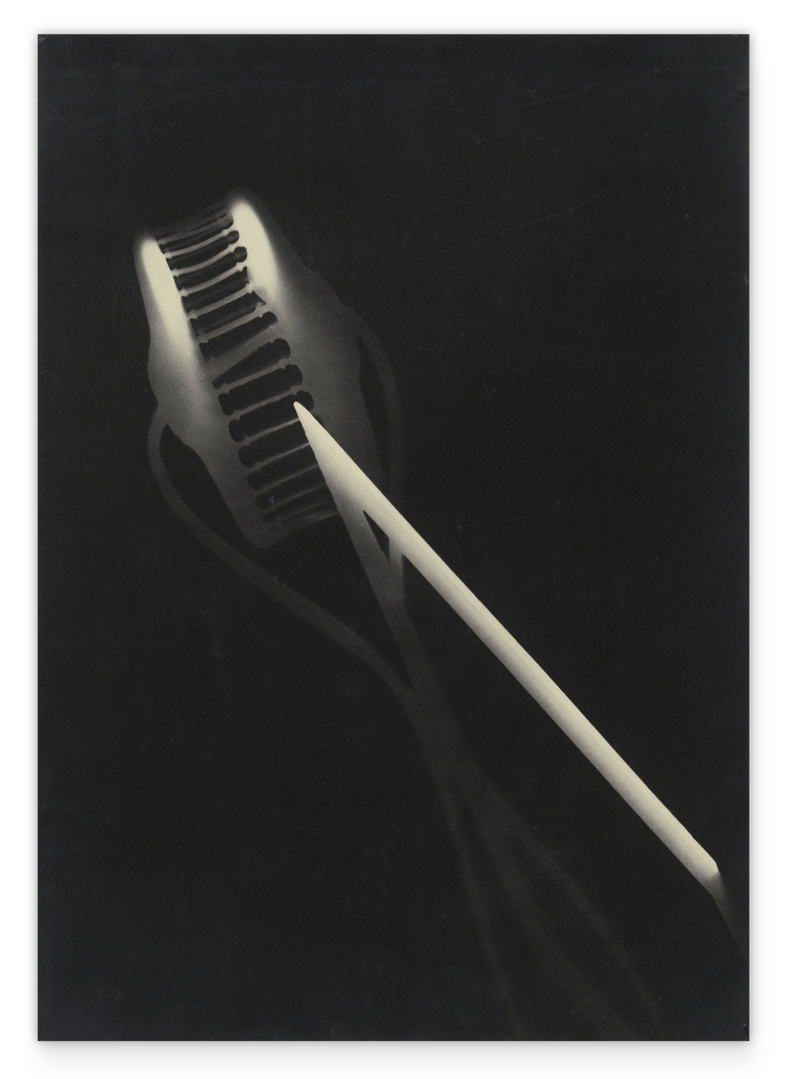 László Moholy Nagy - Abstrakte Formen in schwarz-weiß