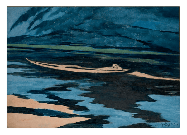 Léon Spilliaert - Abstrakte Meer-Szene