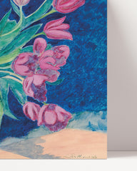 After Hover: Léon Spilliaert - Pinke Tulpen - Stillleben