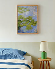 After Hover: Claude Monet Seerosen-Teich mit grünen Blättern