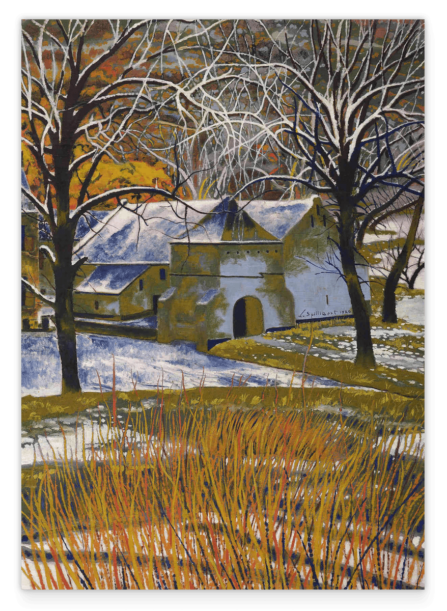 Léon Spilliaert - Villa in Winterlandschaft