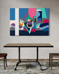 After Hover: Patrick Henry Bruce - Abstraktes buntes Stillleben