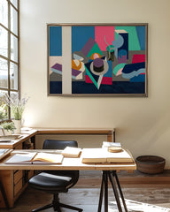 After Hover: Patrick Henry Bruce - Abstraktes buntes Stillleben