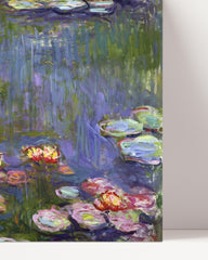 After Hover: Claude Monet Seerosen Gemälde als Kunstdruck für Wohnzimmer, Schlafzimmer