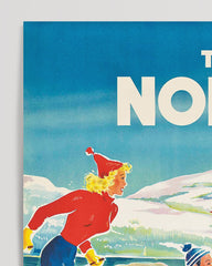 After Hover: Pierre Fix-Masseau - Art Deco Werbeplakat - Wintersport in Skandinavien