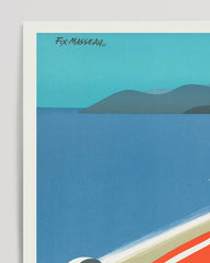 After Hover: Pierre Fix-Masseau - Art Deco Werbeplakat - Rennfahren an der Côte d'Azur