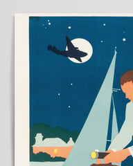 After Hover: Pierre Fix-Masseau - Bermuda Art Deco Werbeplakat - Paar mit Fahrrad