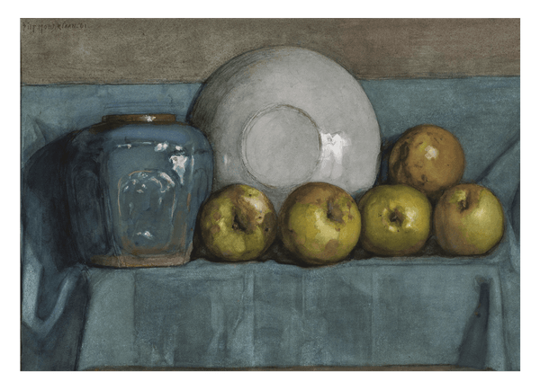 Piet Mondrian - Stillleben in gedeckten Farben