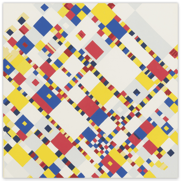 Piet Mondrian - Victory Boogie Woogie - Bunte Formen