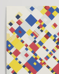 After Hover: Piet Mondrian - Victory Boogie Woogie - Bunte Formen