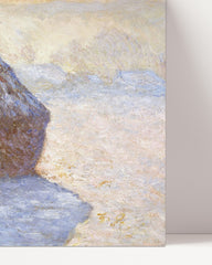 After Hover: Claude Monet - Heuschober Schneeeffekt