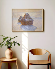 After Hover: Claude Monet - Heuschober Schneeeffekt