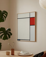 After Hover: Piet Mondrian - Minimalistische Geometrie in Weiß