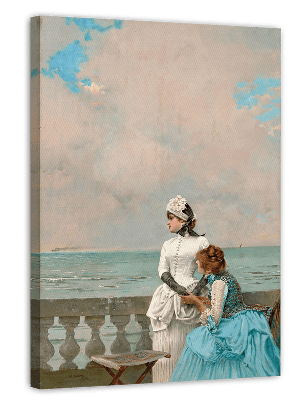 Vittorio Matteo Corcos - Zwei Damen am Wasser