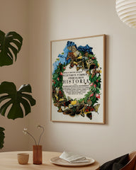 After Hover: Blumenkranz mit Schmetterlingen