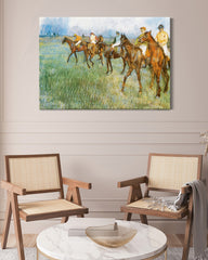 After Hover: Edgar Degas - Jockeys im Regen