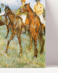 After Hover: Edgar Degas - Jockeys im Regen